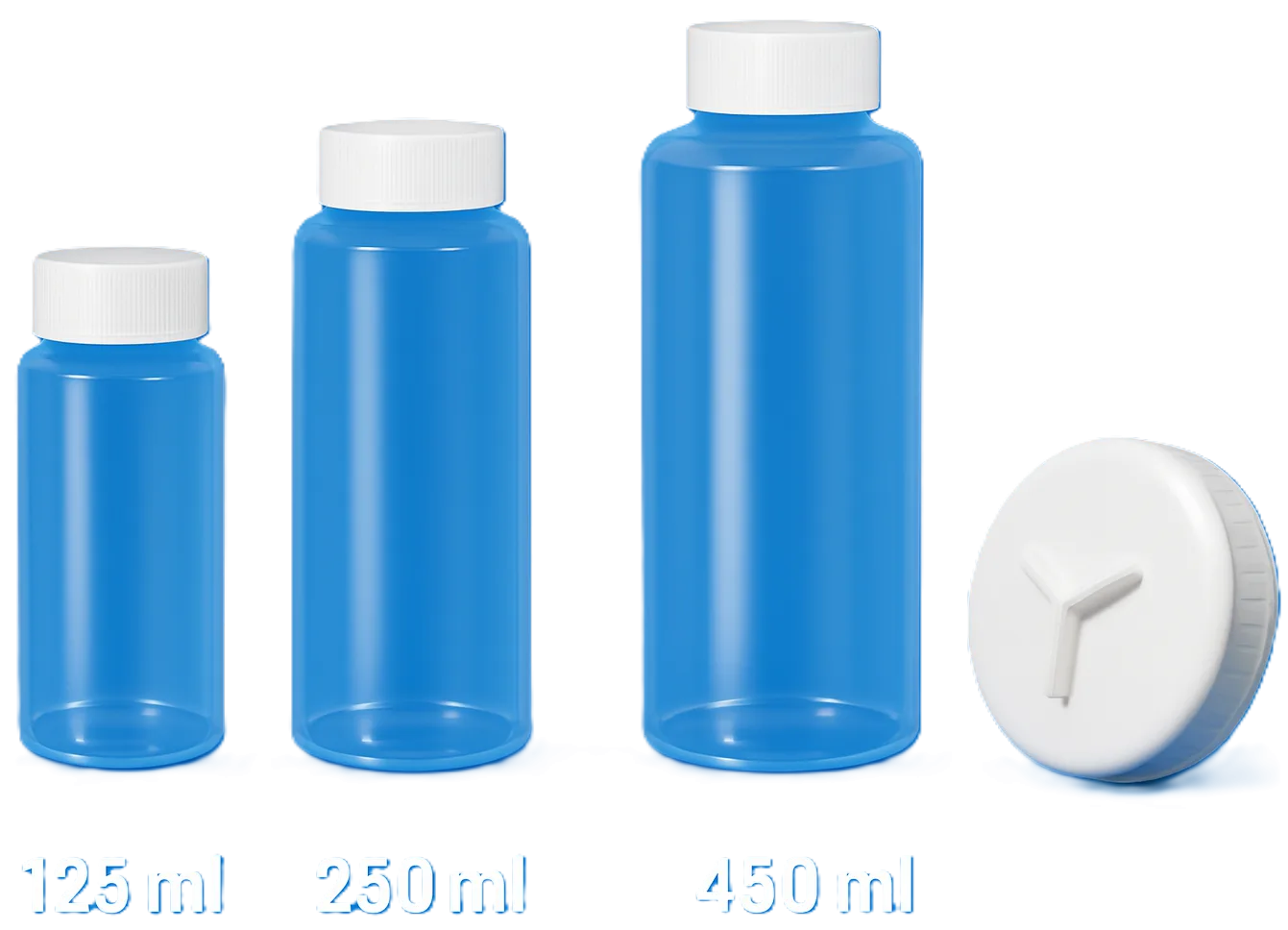 Centrifugal Bottles with Sealing Closures